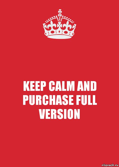 KEEP CALM AND PURCHASE FULL VERSION, Комикс Keep Calm 3