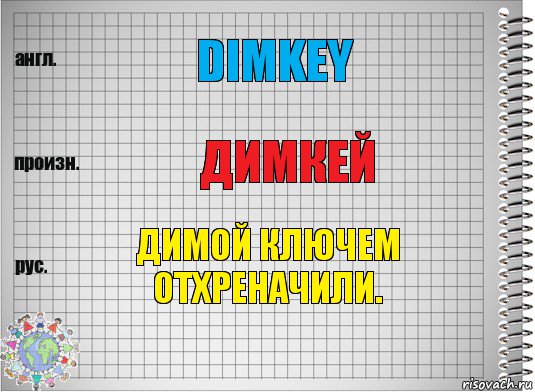 DimKey Димкей Димой ключем отхреначили., Комикс  Перевод с английского