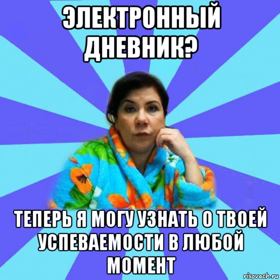 электронный дневник? теперь я могу узнать о твоей успеваемости в любой момент, Мем типичная мама