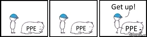 PPE PPE PPE Get up!, Комикс   Работай