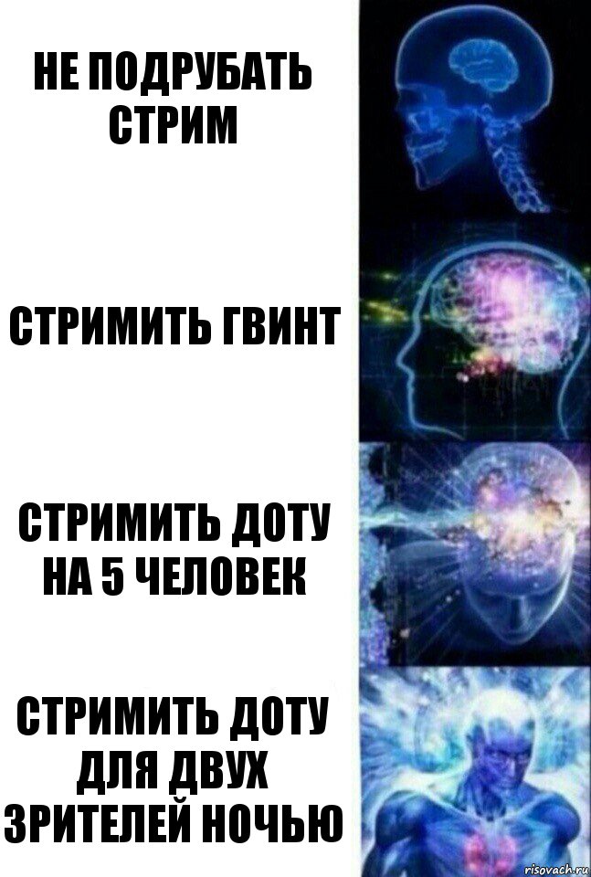 Не подрубать стрим Стримить гвинт Стримить доту на 5 человек Стримить Доту для двух зрителей ночью, Комикс  Сверхразум