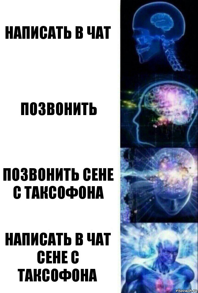 Написать в чат Позвонить Позвонить Сене с таксофона Написать в чат Сене с таксофона, Комикс  Сверхразум