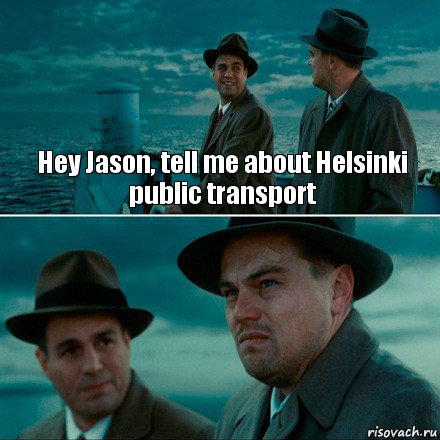 Hey Jason, tell me about Helsinki public transport , Комикс Ди Каприо (Остров проклятых)
