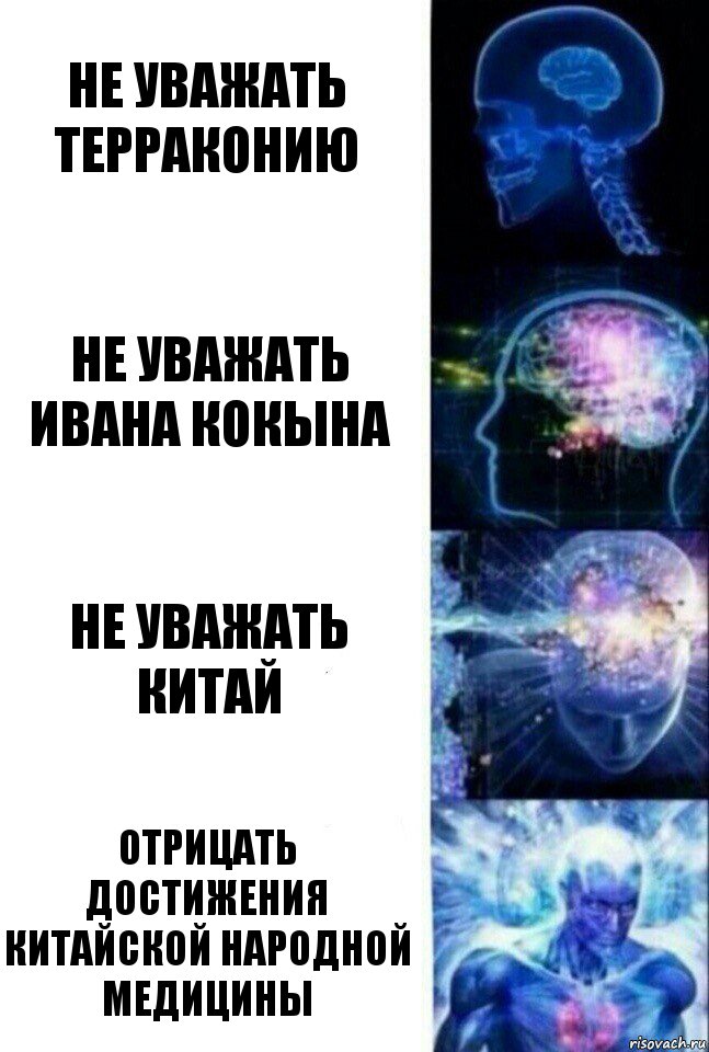 Не уважать Терраконию Не уважать Ивана Кокына Не уважать Китай Отрицать достижения китайской народной медицины, Комикс  Сверхразум