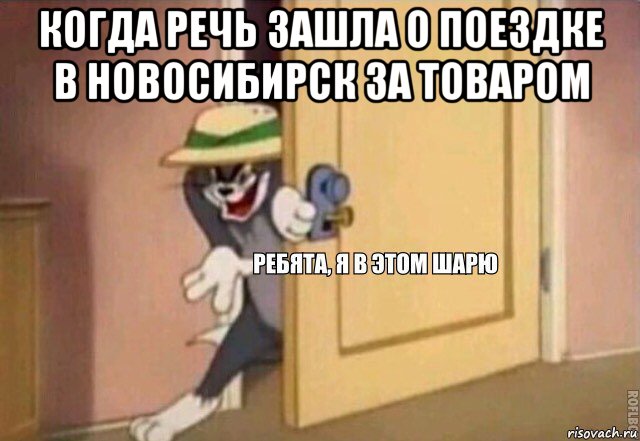 когда речь зашла о поездке в новосибирск за товаром , Мем    Ребята я в этом шарю