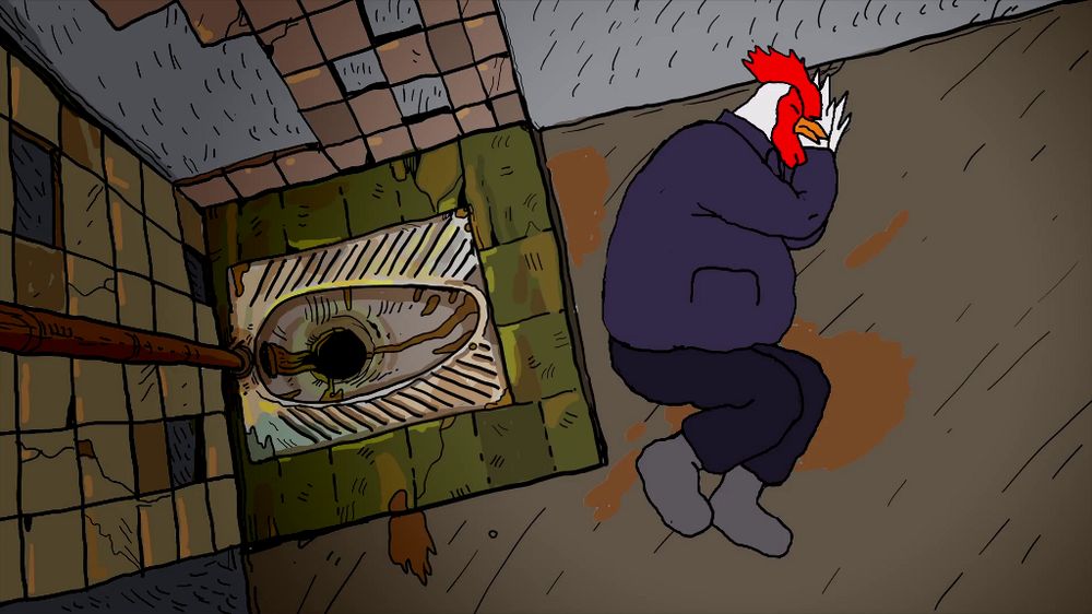 Опущенный петух картинки