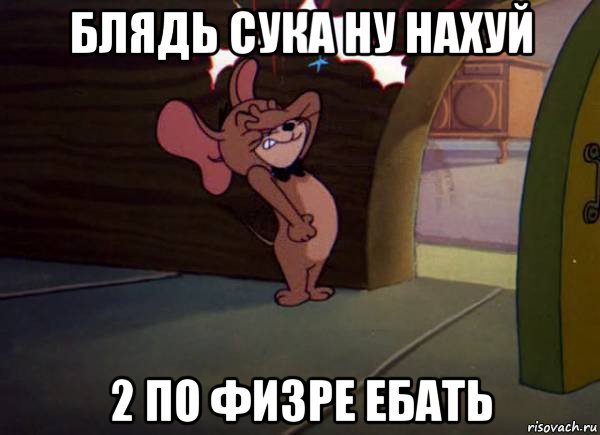 блядь сука ну нахуй 2 по физре ебать, Мем Джерри фэйспалм