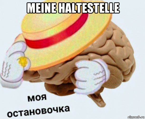 meine haltestelle , Мем   Моя остановочка мозг