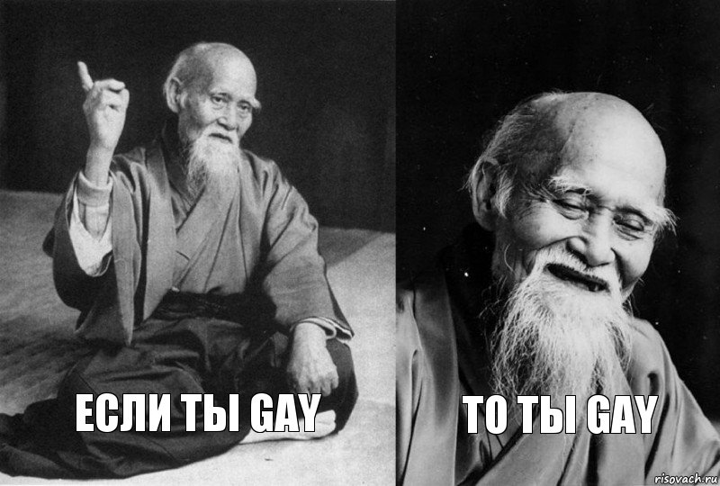 Если ты Gay То ты Gay, Комикс Мудрец-монах (2 зоны)