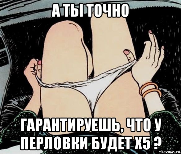 а ты точно гарантируешь, что у перловки будет х5 ?, Мем А ты точно