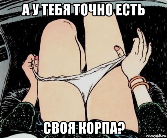 а у тебя точно есть своя корпа?, Мем А у тебя точно есть