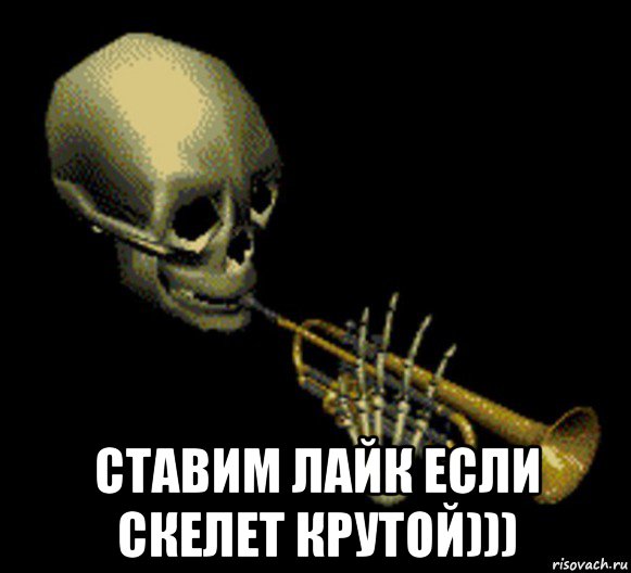  ставим лайк если скелет крутой)))