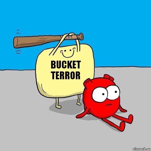 bucket terror, Комикс   Удар по сердцу