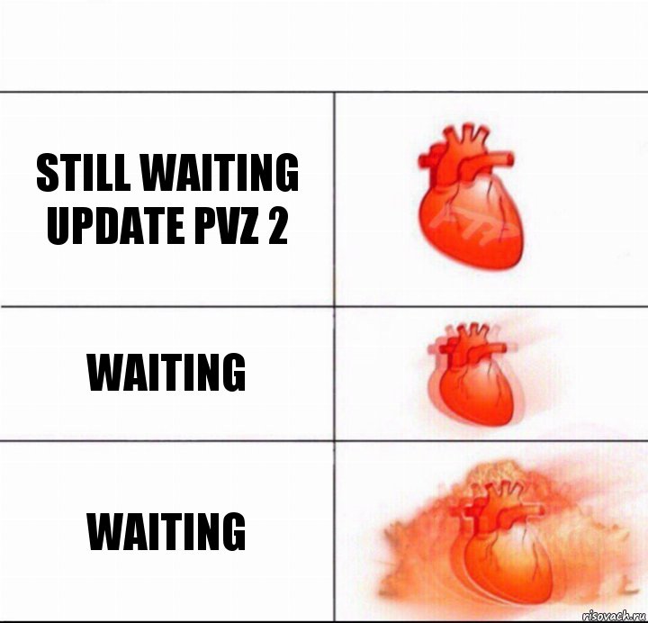 Still Waiting Update PvZ 2 Waiting WAITING, Комикс  Расширяюшее сердце