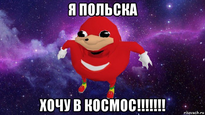 я польска хочу в космос!!!!!!!, Мем Угандский Наклз