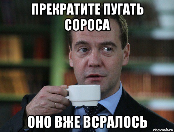 прекратите пугать сороса оно вже всралось, Мем Медведев спок бро