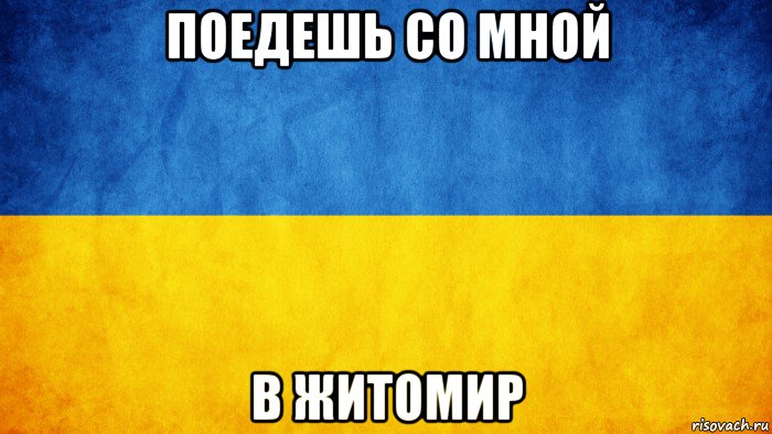 поедешь со мной в житомир, Мем Слава Україні