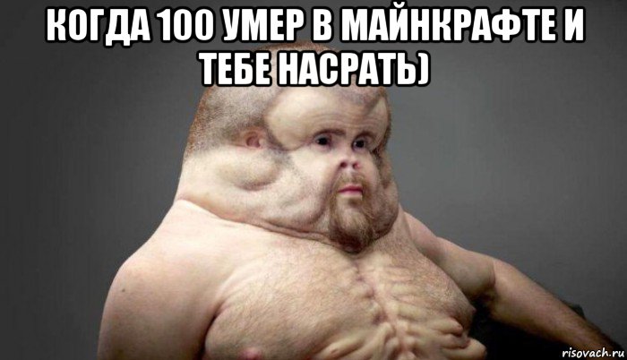 когда 100 умер в майнкрафте и тебе насрать) , Мем  Человек который выживет в лбом ДТП