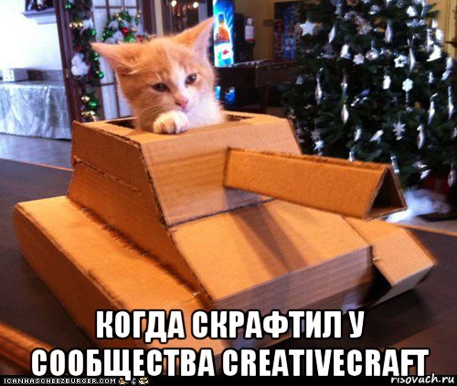  когда скрафтил у сообщества creativecraft