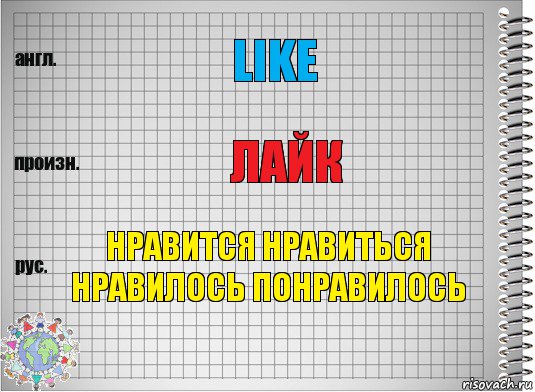 like лайк нравится нравиться нравилось понравилось, Комикс  Перевод с английского