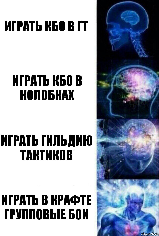 играть кбо в ГТ играть кбо в колобках играть гильдию тактиков играть в крафте групповые бои, Комикс  Сверхразум