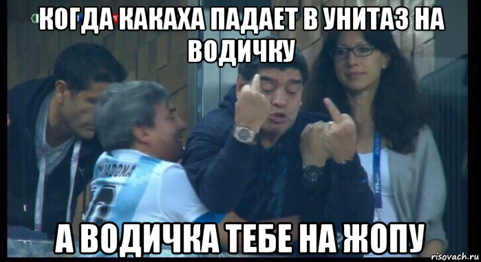 когда какаха падает в унитаз на водичку а водичка тебе на жопу