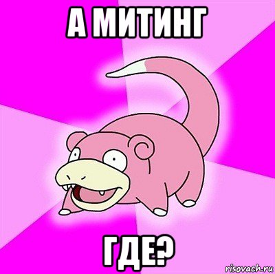 а митинг где?