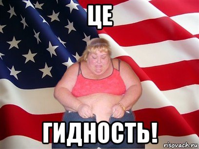 це гидность!, Мем Толстая американка