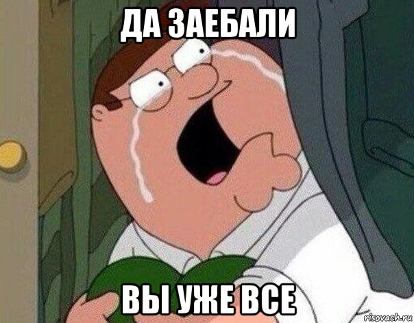 да заебали вы уже все, Мем Гриффин плачет