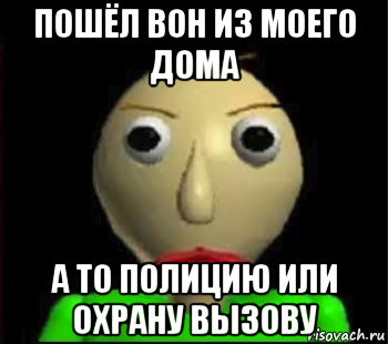 Пошла вон. Пошел вон. Пошёл вон с моего дома. Пошел вон из моей жизни. Звонок с охраны Мем.