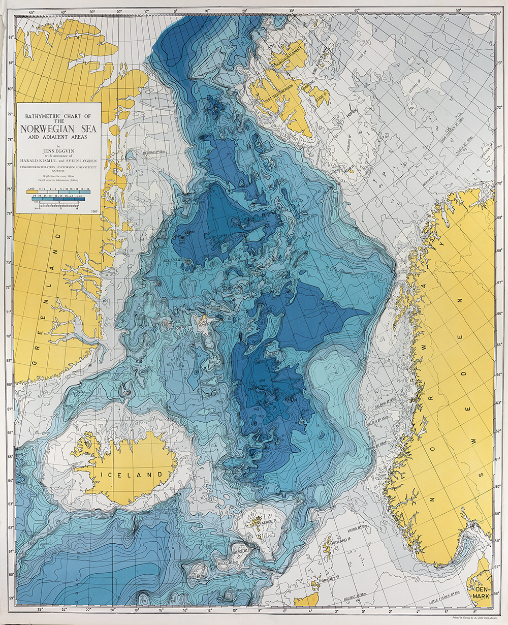 Норвежское море карта