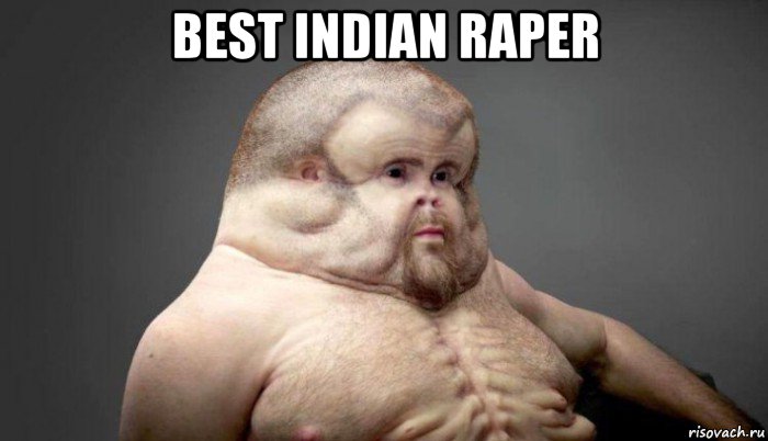 best indian raper , Мем  Человек который выживет в лбом ДТП