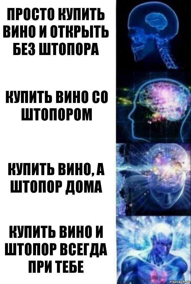 Просто купить вино и открыть без штопора Купить вино со штопором Купить вино, а штопор дома Купить вино и штопор всегда при тебе