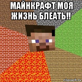 майнкрафт моя жизнь блеать!! , Мем Миникрафтер