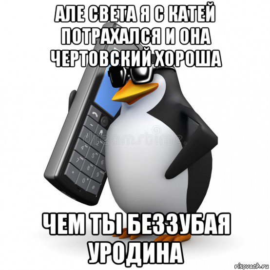 але света я с катей потрахался и она чертовский хороша чем ты беззубая уродина, Мем  Перископ шололо Блюдо