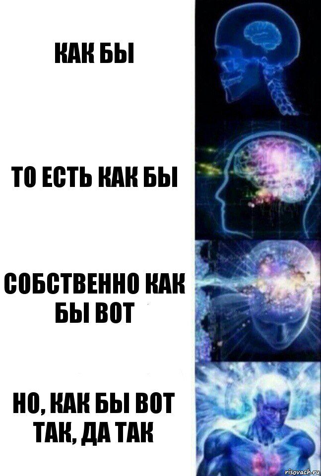 как бы то есть как бы собственно как бы вот но, как бы вот так, да так, Комикс  Сверхразум