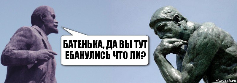 Батенька, да Вы тут ебанулись что ли?, Комикс батенька