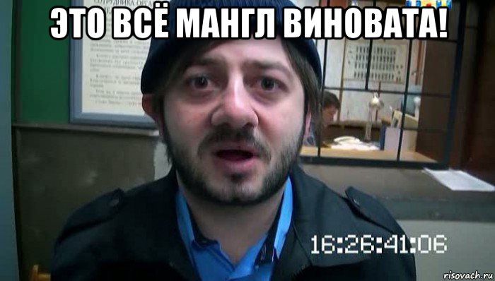 это всё мангл виновата! , Мем Бородач